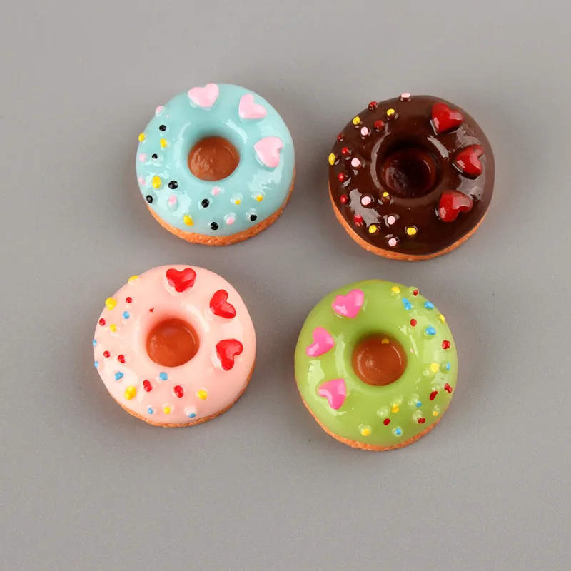 Мини заказ 10 шт. 24 мм кабошоны из искусственной смолы глиняные бусины подвески