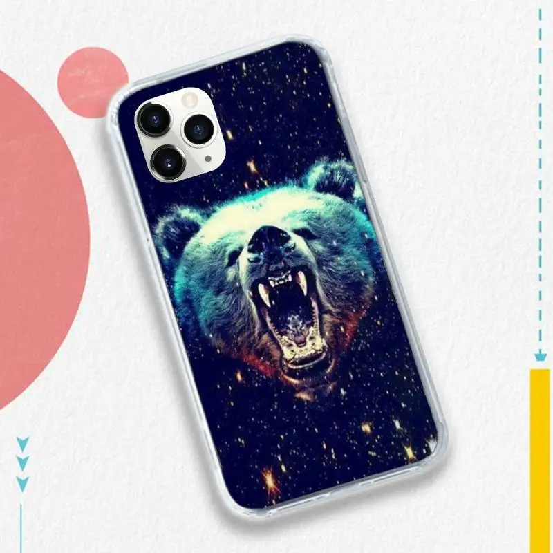 

wolf tiger lion bear leopard Phone Case for iPhone 11 12 pro XS MAX 8 7 6 6S Plus X 5S SE 2020 XR