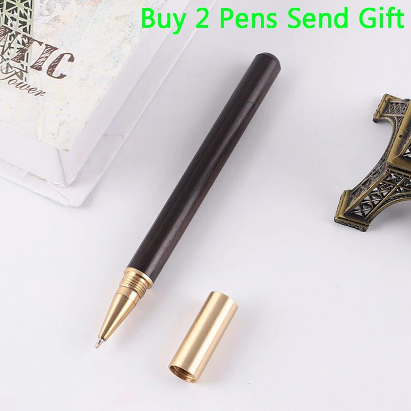 611 Roller Pen Новое поступление палисандр шариковая ручка офисная Высокое качество Бизнес подарок ручка для письма купить 2 ручки отправить подарок - Цвет: 611 Roller Pen