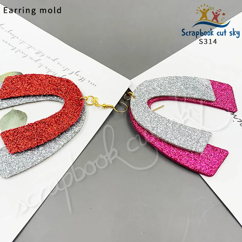 

Muyu wooden mold cutting earrings S314 is suitable for market general machine models