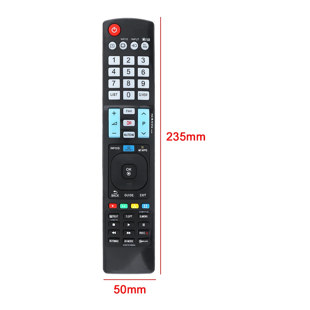 Пульт дистанционного управления IR 433MMHz TV с дальностью передачи 8M подходит для LG