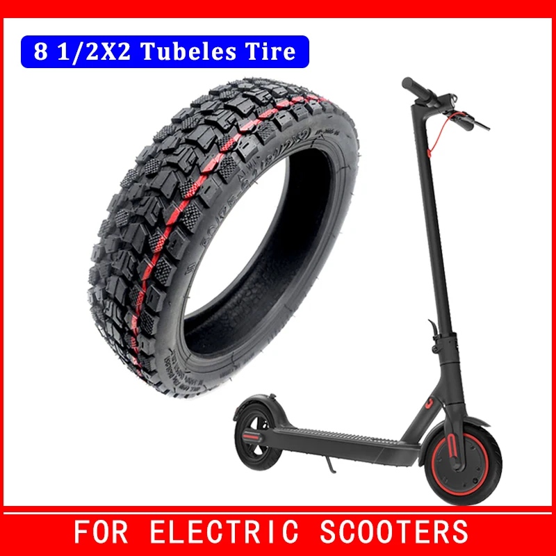 

for Xiaomi Mijia M365 Dualtron Mini Electric Scooter Accessories 50/75-6.1(8 1/2X2) Tubeless Tire 8.5 Inch Tyre Off Road Tire