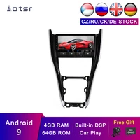 aotsr android 9 car navigation tracker for toyota harrier 2013 2019 car gps auto accessories dsp player head unit 4g 64g