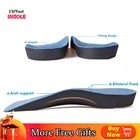 Стельки EXPfoot с поддержкой OX-свода стопы, ортопедические, с поддержкой полусвода стопы, уход за ногами для взрослых