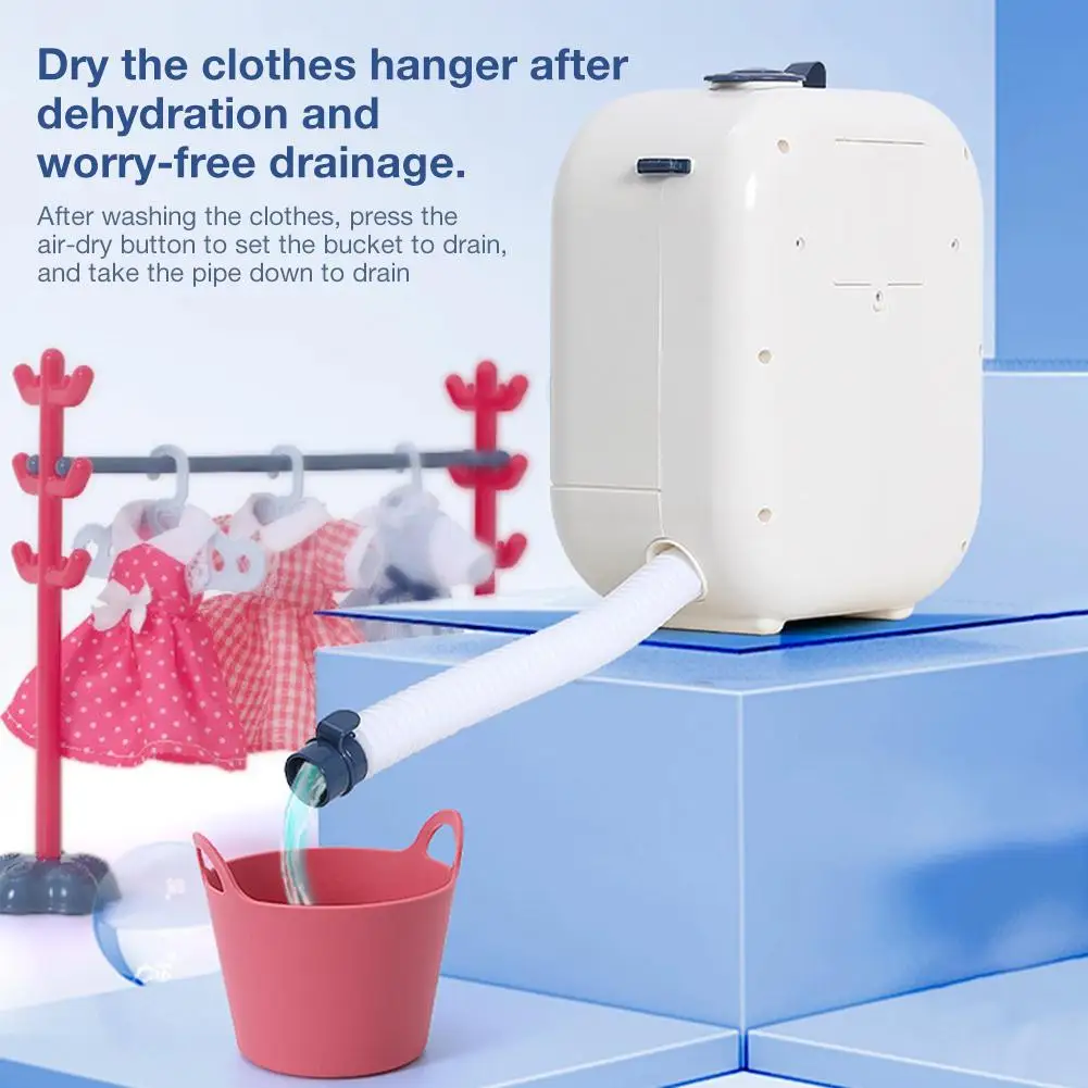 Электрическая мини-стиральная машина игрушка игрушечный набор для детей