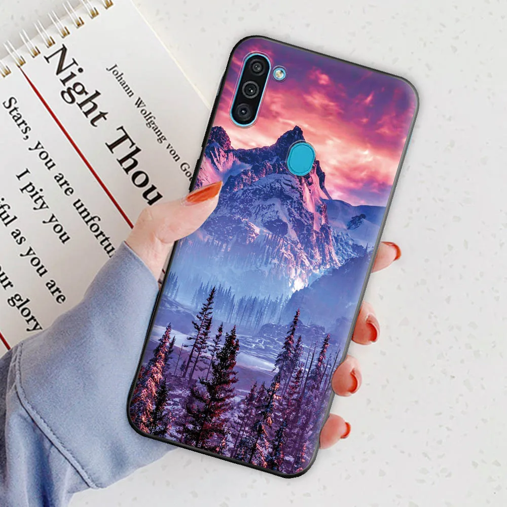 Чехол M11 для Samsung Galaxy чехол крутая задняя крышка телефона Силиконовый ТПУ мягкий M
