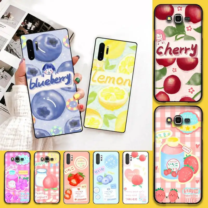 

summer fruit Customer High Quality Phone Case For Samsung Note 7 8 9 10 Lite Plus Galaxy J7 J8 J6 Plus 2018 Prime