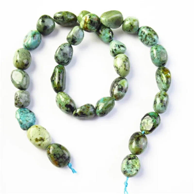 

(Free Shipping) 1 Strand 55.7g Natural Africa Turquoises Loose Beads 15.5 " SK60294