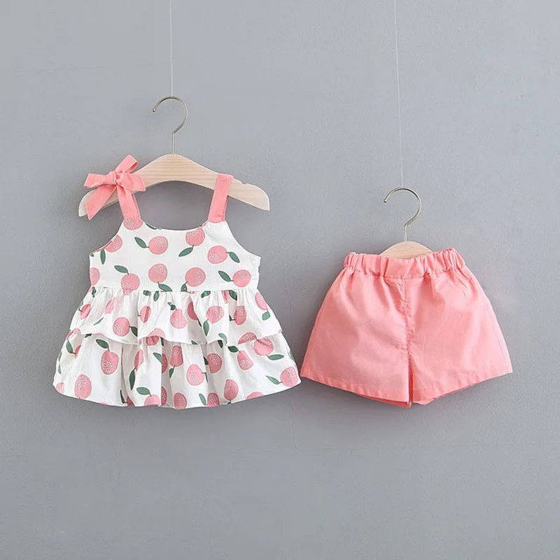 Детская летняя одежда для новорожденных девочек 2020 года повседневные топы жилет