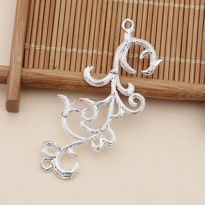 Коннекторы для подвесок с узором в виде облака из металлического сплава 20 шт. 28*57