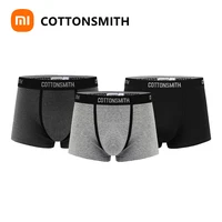xiaomi mjia youpin cottonsmith miniature window dry mens underwear quickly wick away sweat dry and non sticky 3 pack