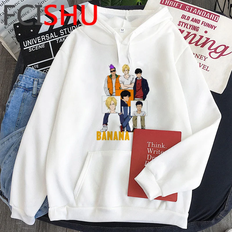 

Banana Fish hoodies male anime Korea men hoody pullover printed