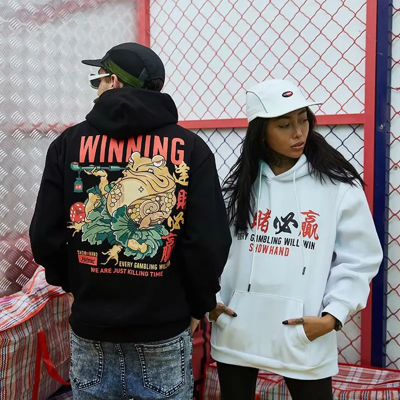 Прямая поставка модные мужские толстовки с принтом Harajuku 2019 крутая японская