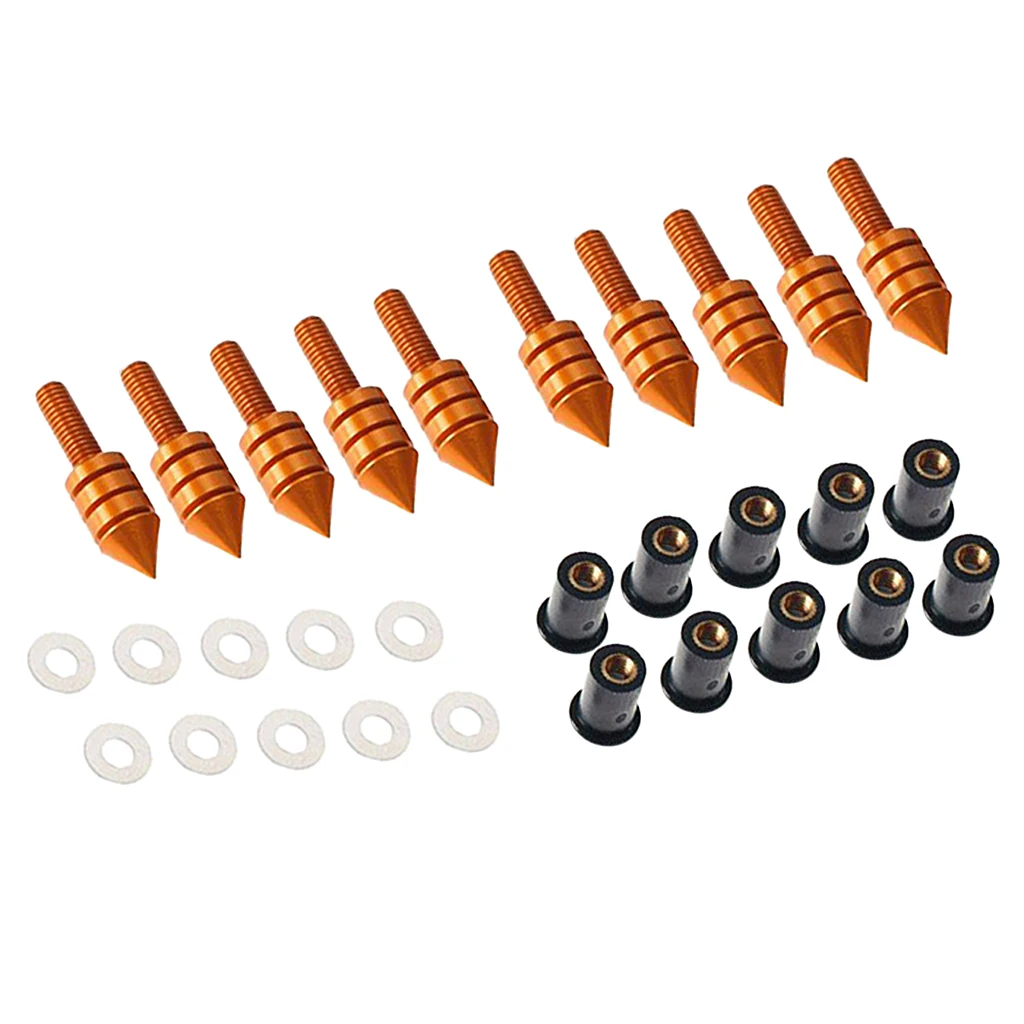 Комплект болтов для лобового стекла мотоцикла 10 x гайки/болты/шайбы| |