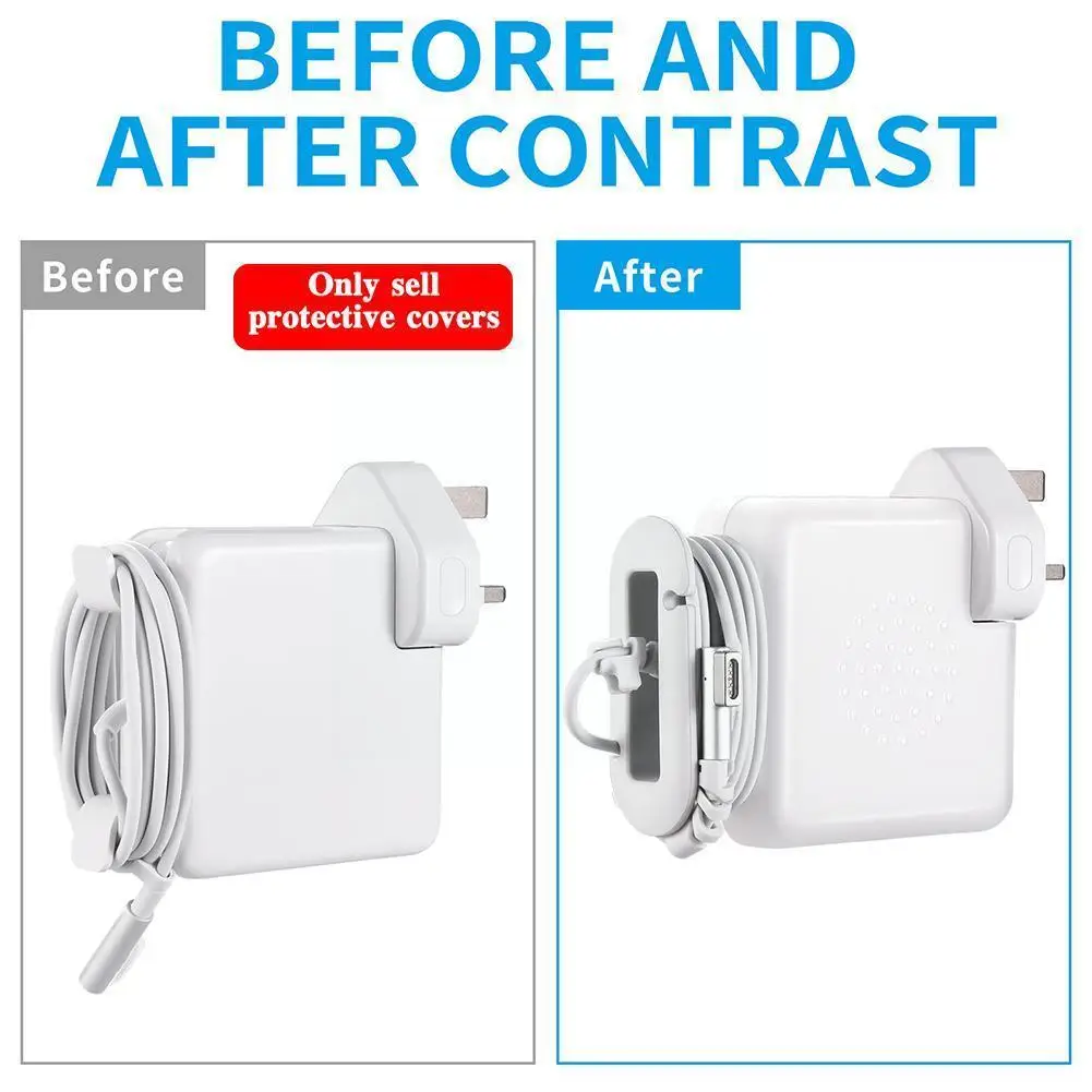 

For Air/pro Adapter Charger Protective Cable Storage Anti-fall Box Cable Sleeve Travel Notebook Winder A1w9