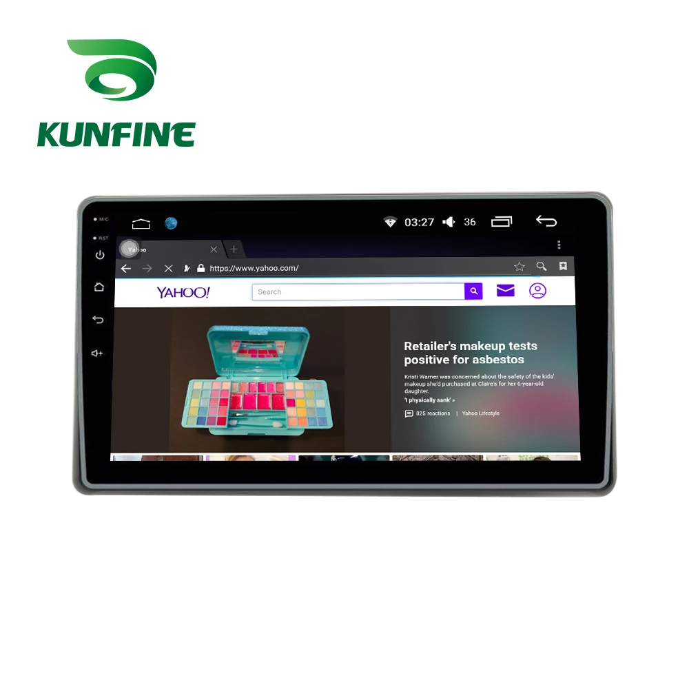 Автомагнитола на Android 10 0 Восьмиядерный процессор DVD GPS-навигатор безрамочный для