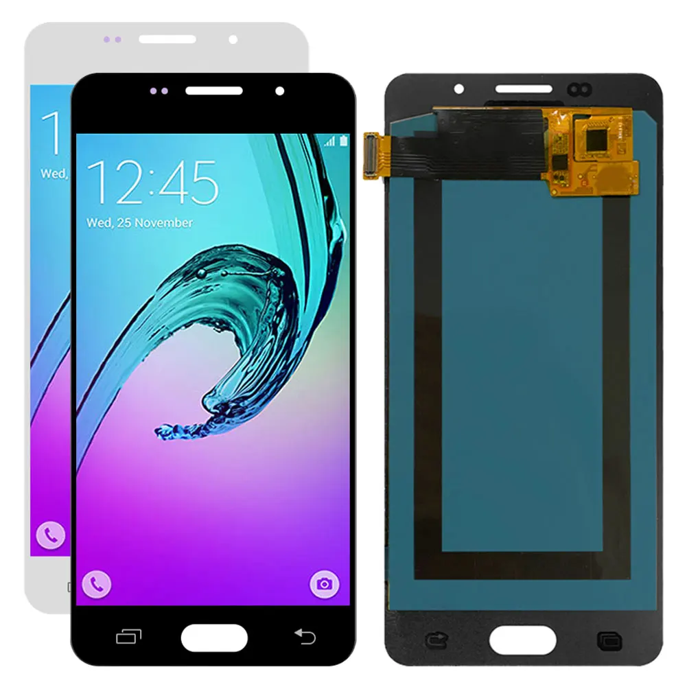 5 2 amoled for samsung galaxy a5 2016 a510 lcd display touch screen digitizer assembly replacement no frame mobile phone parts free global shipping