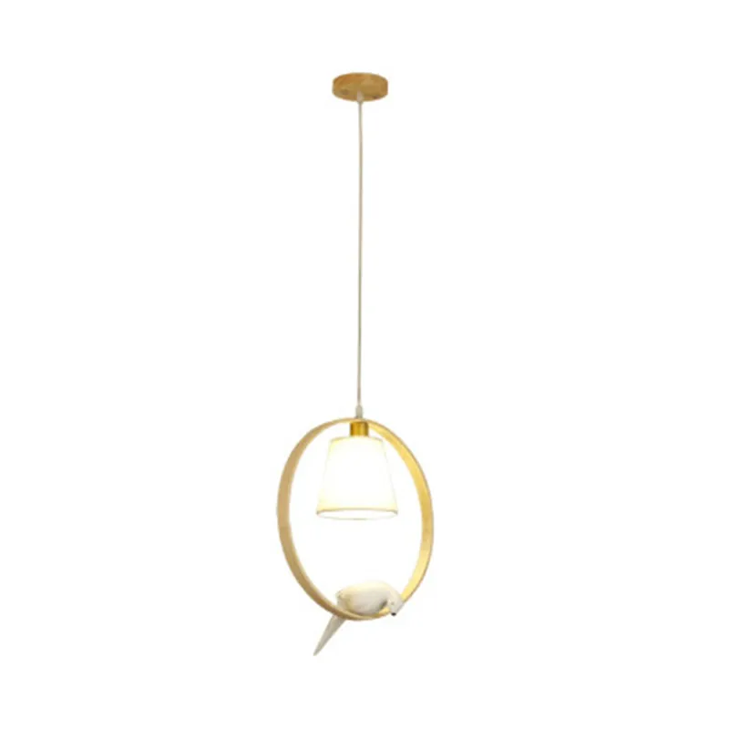 Светодиодные подвесные светильники из твердой древесины для столовой