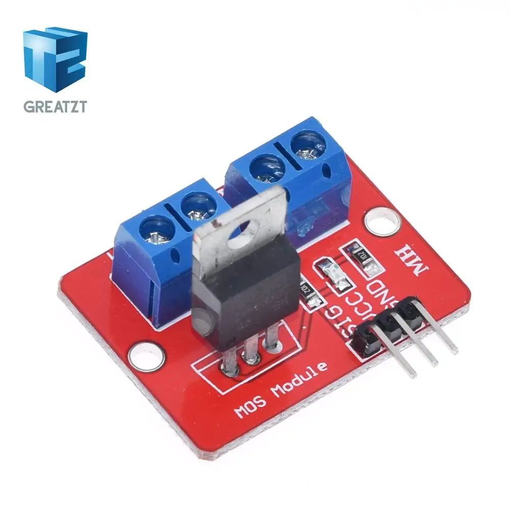 1 шт. 0-24 В Топ MOSFET Кнопка IRF520 MOS модуль драйвера для Arduino MCU ARM Raspberry Pi