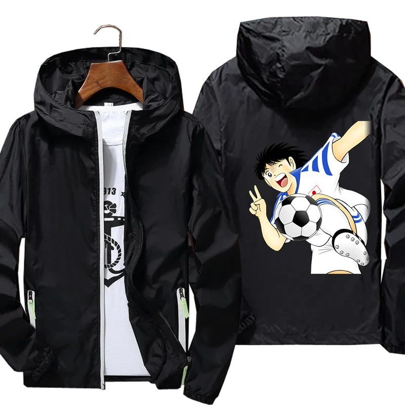 

Мужская куртка с принтом w er Captain tsubasa 1, демисезонная Светоотражающая куртка на солнце, 2021