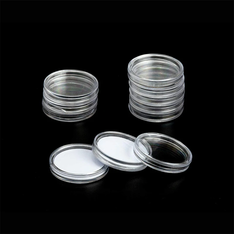 

25 Pcs for Ntag215 NFC Tags,25mm,504 Bytes Chip Sticker,Work with TagMo for Amiibo +25 Pcs Plastic Box Protective Cases