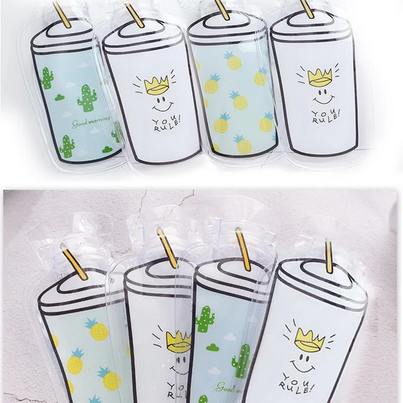 Фрукты/бутылки в мультяшном стиле зимние кухонные сумки для горячей воды грелка