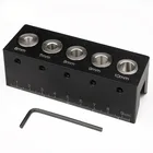 Набор для самоцентрирования дюбеля, набор направляющих для сверления, 6 мм, 7 мм, 8 мм, 9 мм, 10 мм