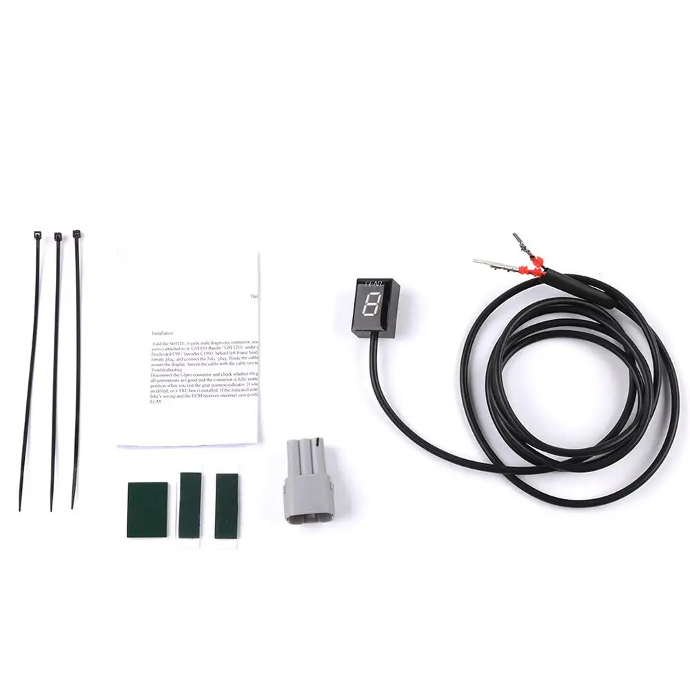 Для Suzuki Intruder мотоцикл 6 уровней 1-6 Gear Ecu Plug Mount Speed Display индикатор аксессуары для