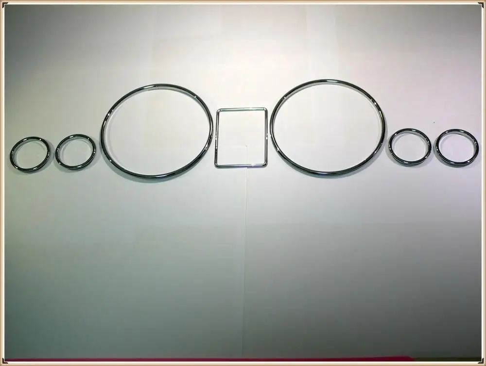 

Хромированный спидометр, циферблатные кольца, хромированные тахокольца для Audi A3, 8L 95-01 /A4, 8D/B5 95-01 /A6, Allroad, 4B / C5 97-04