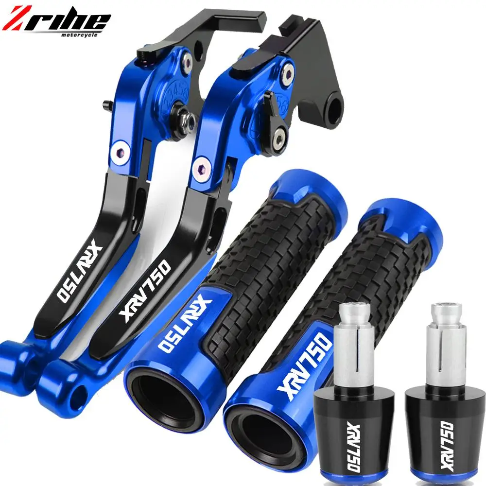 

For HONDA XRV750 XRV-750 1990-2003 2002 2001 2000 Motorcycle Clutch CNC Aluminum Brake Clutch Levers Handlebar Handle Grips Ends