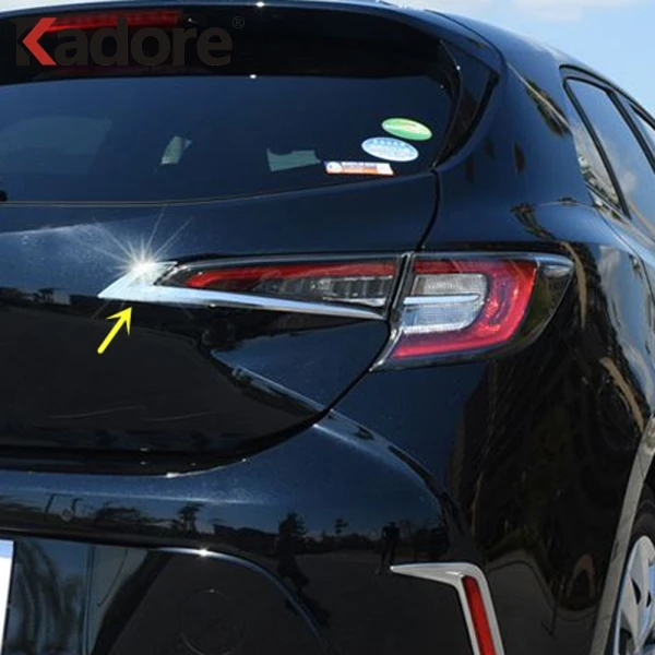 Хромисветильник для Toyota Corolla 2019 2020 хэтчбека накладная полоса бровей декоративные