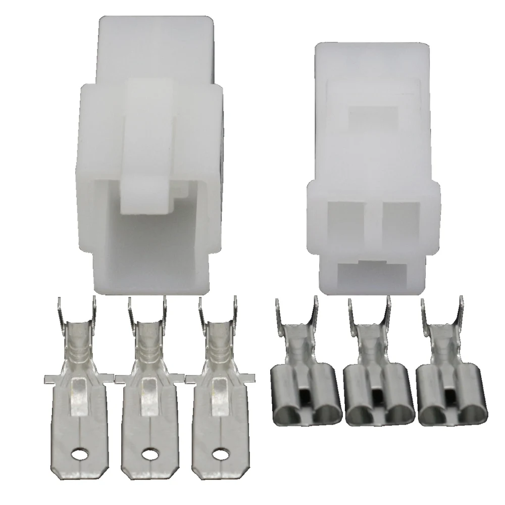 3 Pin 6 автомобильный разъем P разъема Пластик в виде ракушки DJ7031A 6.3 11/21|socket connector|socket