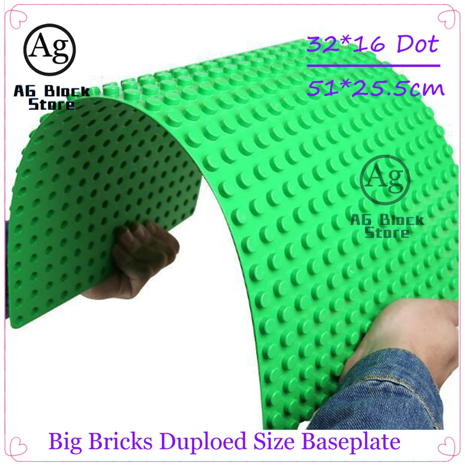Блоки большого размера для крепления на руке 32*16 точечная DIY строительные блоки