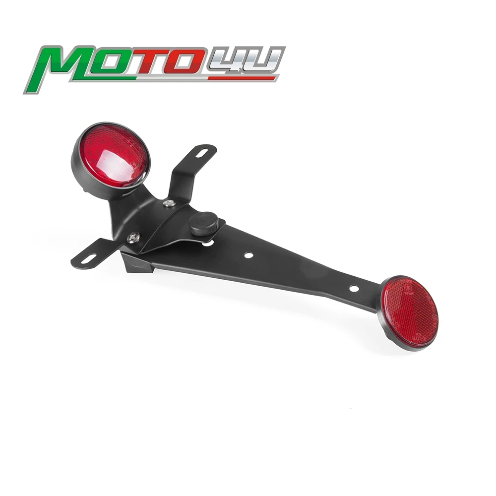 

Cafe Racer LED Small round Tail Light Brake light license plate light belt bracket CE certification Vintage