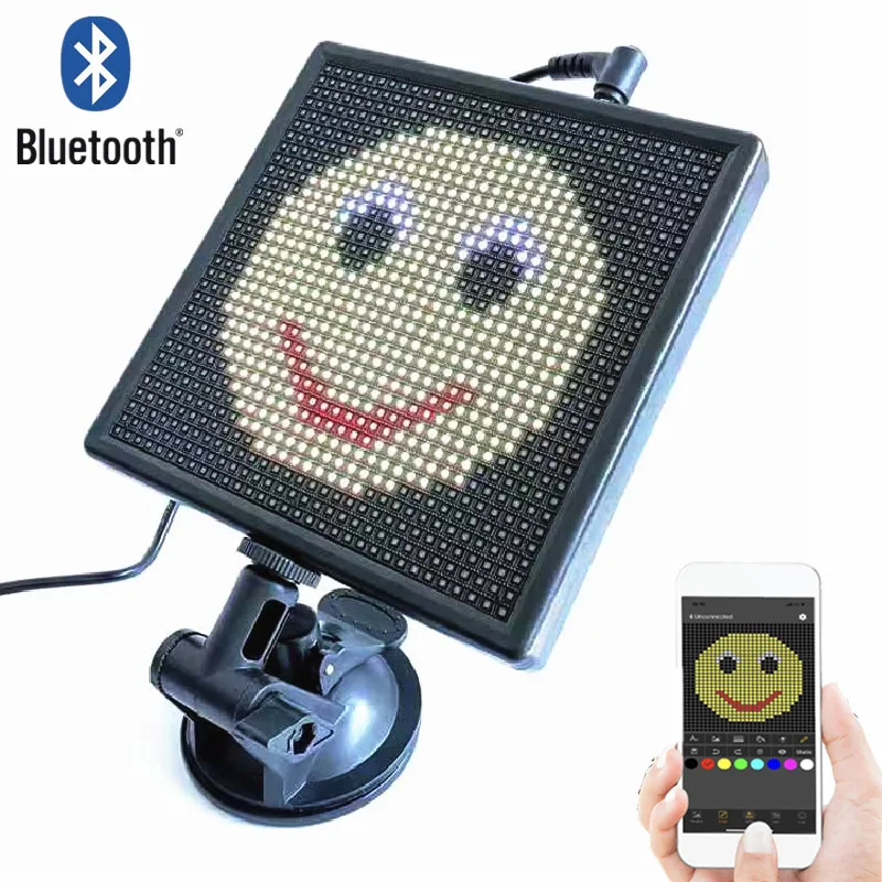 Светодиодный дисплей 12 В P4 RGB Bluetooth программируемое приложение матрица 32x32