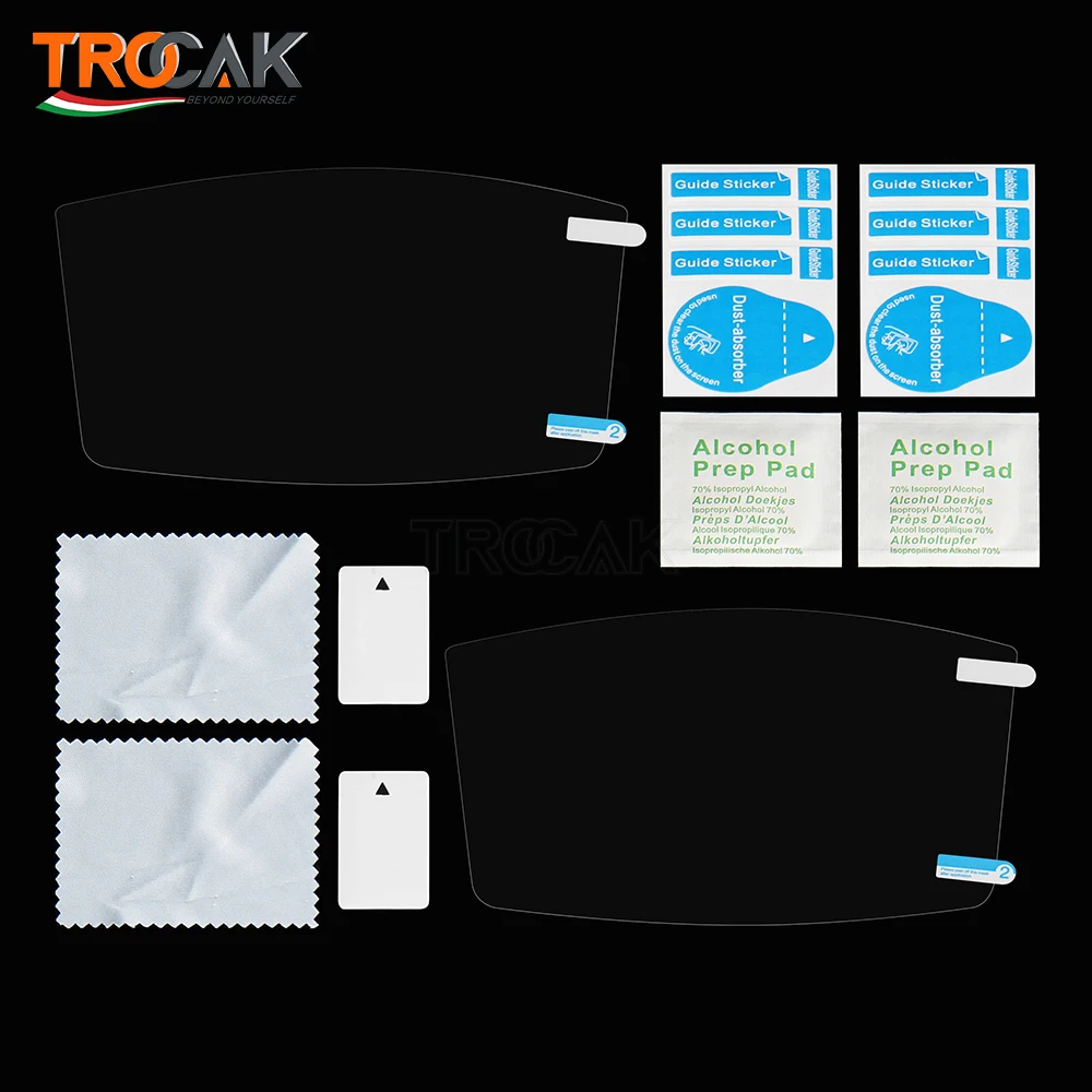 2 pcs motorcycle accessories for yamaha nmax 155 2020 2021 cluster scratch protection film screen protector free global shipping