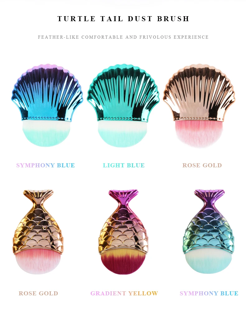 4 типа Ногтей Чистящие кисти инструменты удаления пыли кисть для нанесения пудры