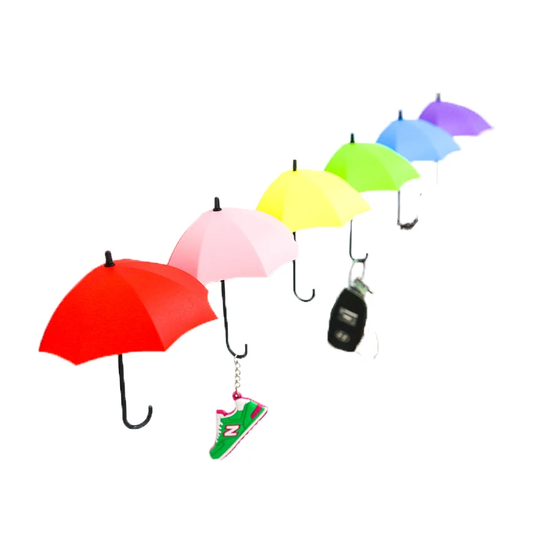 

Modern Stereo Wall Stickers Dormitory Bedroom Living Room Wall Decoration Creative Porch Personality Removable Umbrella Hook