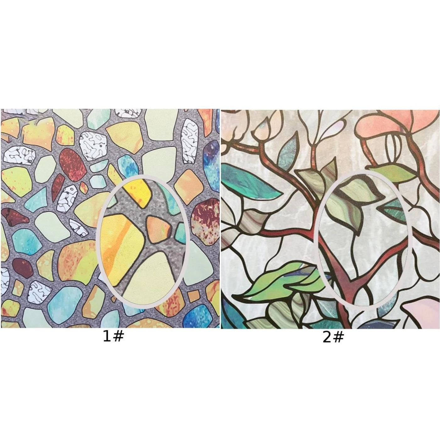 Электростатическая Адсорбция художественные наклейки для декора стеклянного