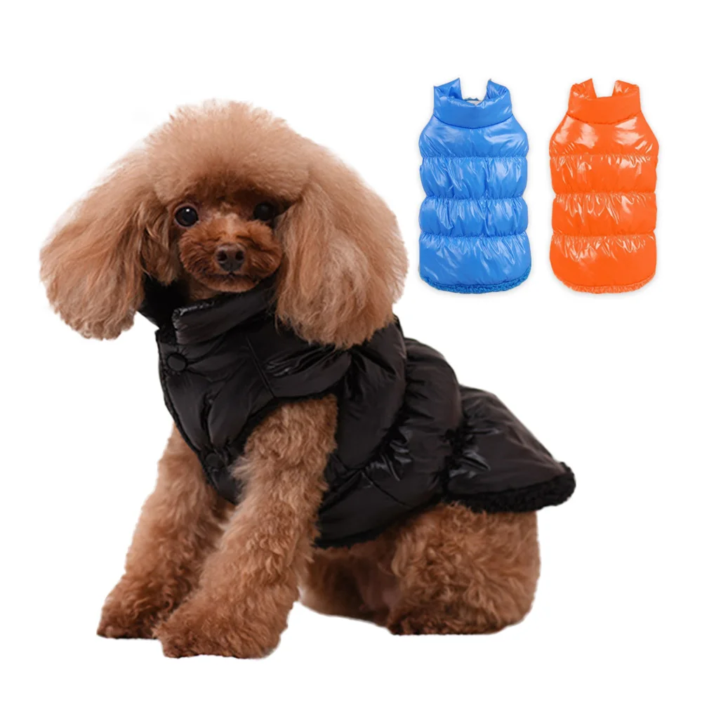 Зимняя одежда для собак водонепроницаемая куртка домашних животных теплое