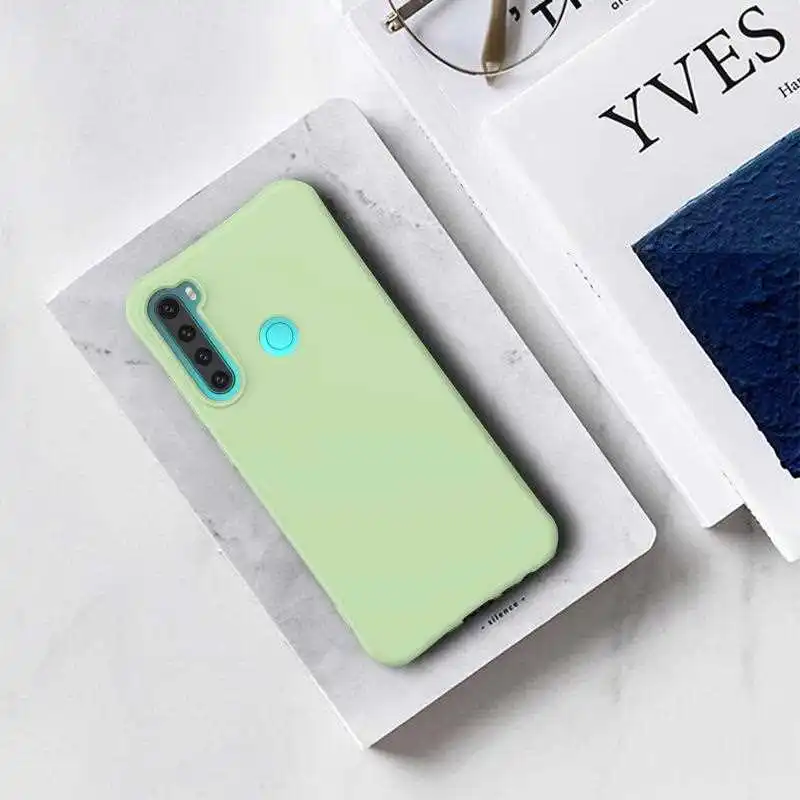 

KatyChoi Shock Proof Plain Soft Case For Xiaomi Redmi Note 9s 9 8 Pro 8a 7s 7 Phone Case Cover