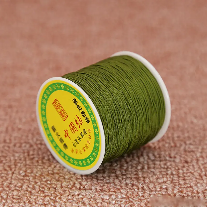 

0,8 мм нейлоновые бусины с резьбой для DIY ювелирные изделия для создания браслетов 28 цветов ювелирные изделия ручной работы аксессуары бисер...