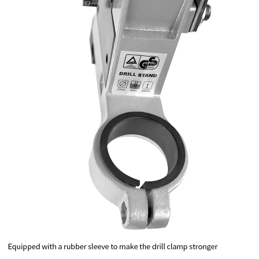 Electric Drill Stand Workbench Pillar Pedestal Clamp for Drilling Collet Adjustment Scale and Stop Added Functionality | Инструменты