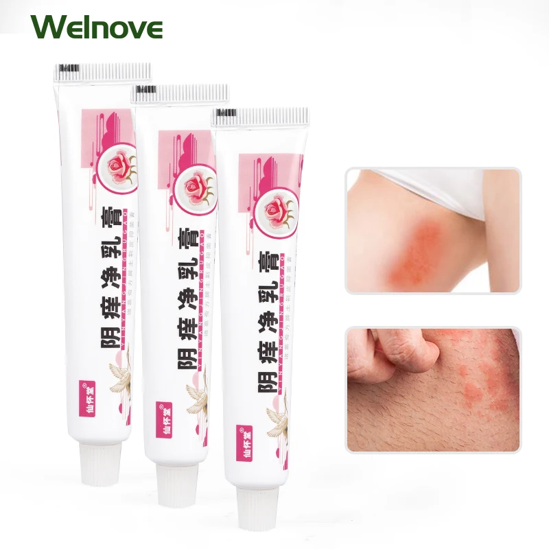 

20g Antibacterial Itch Cream Chinese Herbal Medicine Eczema Dermatitis Cream Genital Private Antipruritic Ointment for Men Women