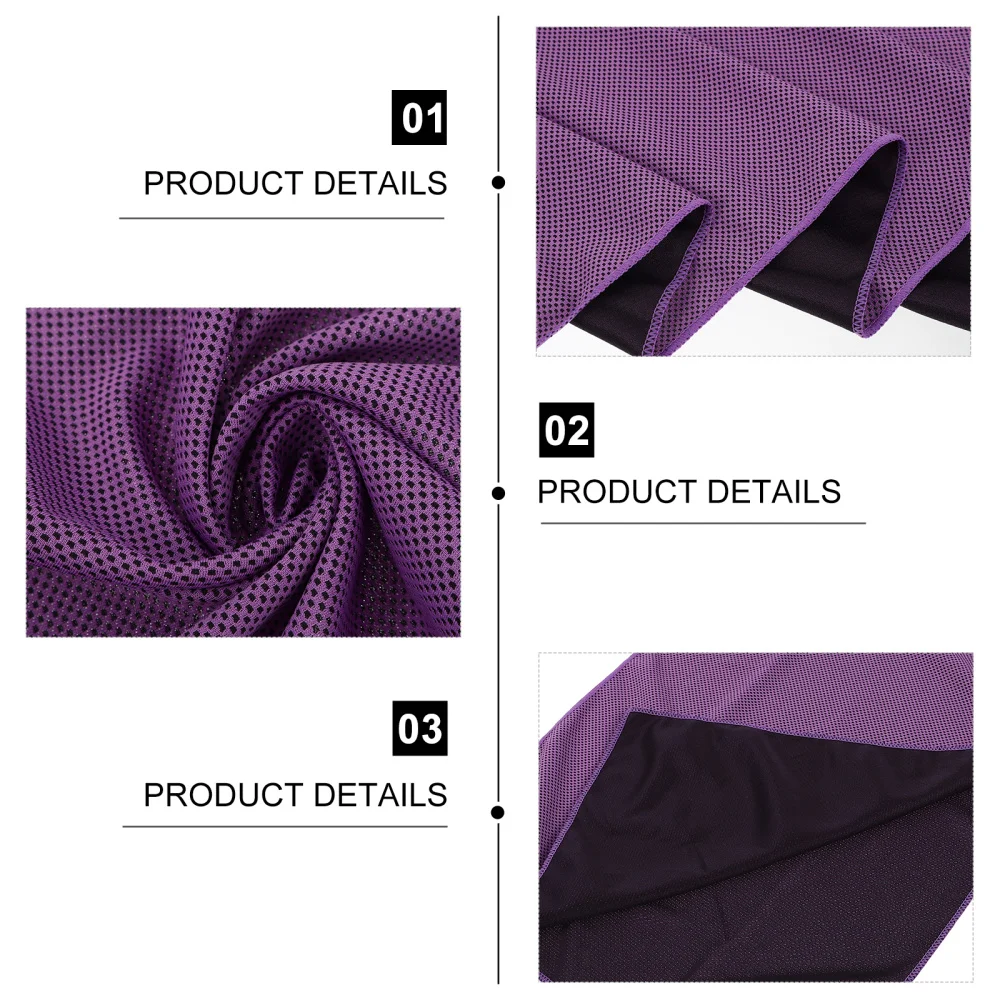 

2 Pcs Bottled Cooling Towels Fitness Towels Sweat Absorbent Towel Ice Towels