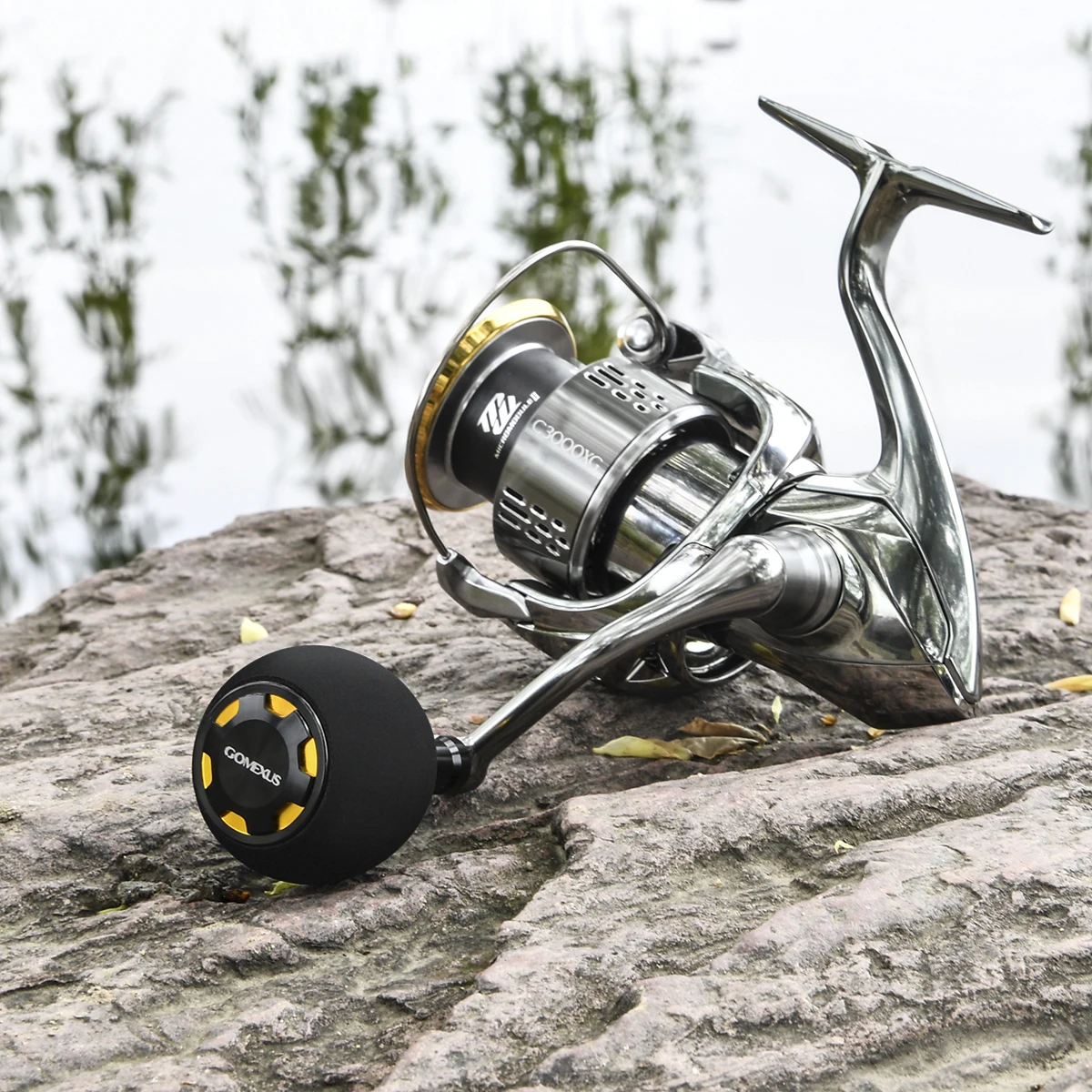 Gomexus катушка ручка для Shimano Stradic Ultegra FB Daiwa LT катушки с ручкой 1000 2000 2500 3000 4000 38 мм прямой, как показано ниже