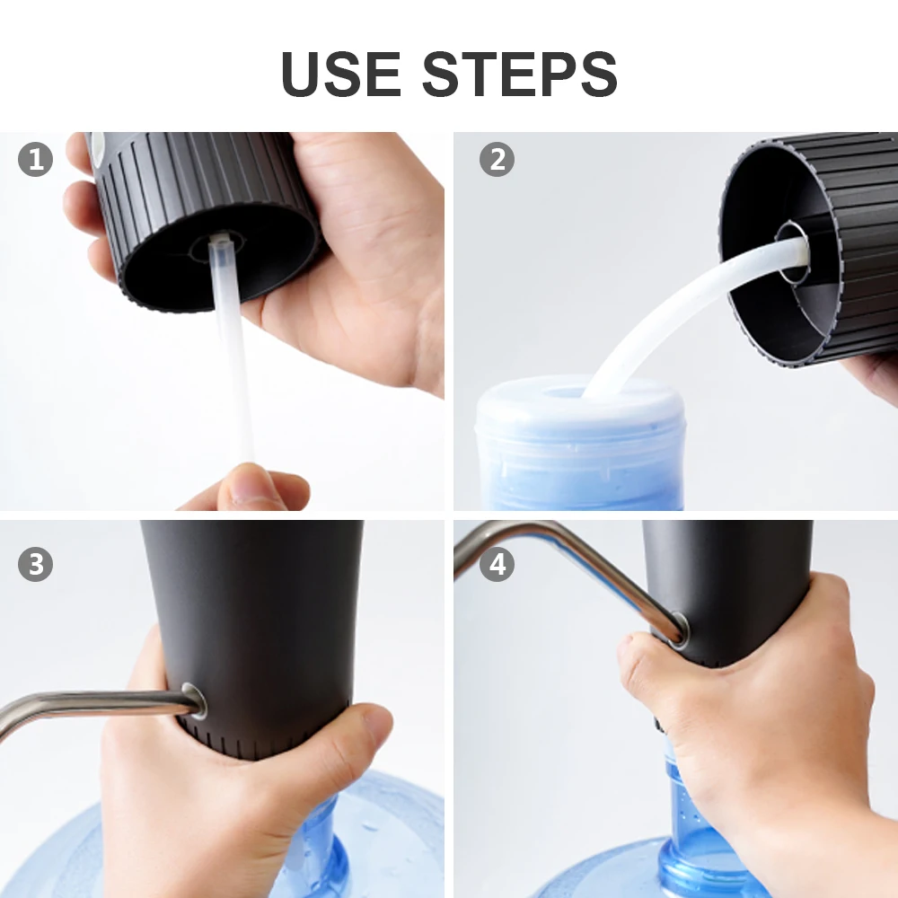 Насос для бутылки воды Электрический диспенсер беспроводной портативный