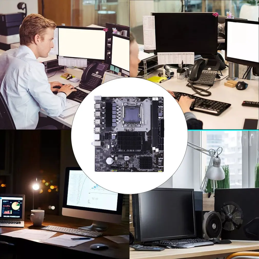 

X58PRO2 Motherboard 1366 Pin Desktop Computer ECC Support Memory Four Core Six Core X5660 5670CPU Motherboard