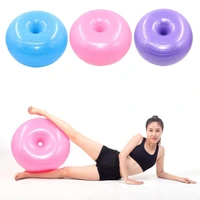 50cm yoga ball with pump yoga ball donut trainer body fitness crossfit stretching for gym office home pilates balance yoga ball