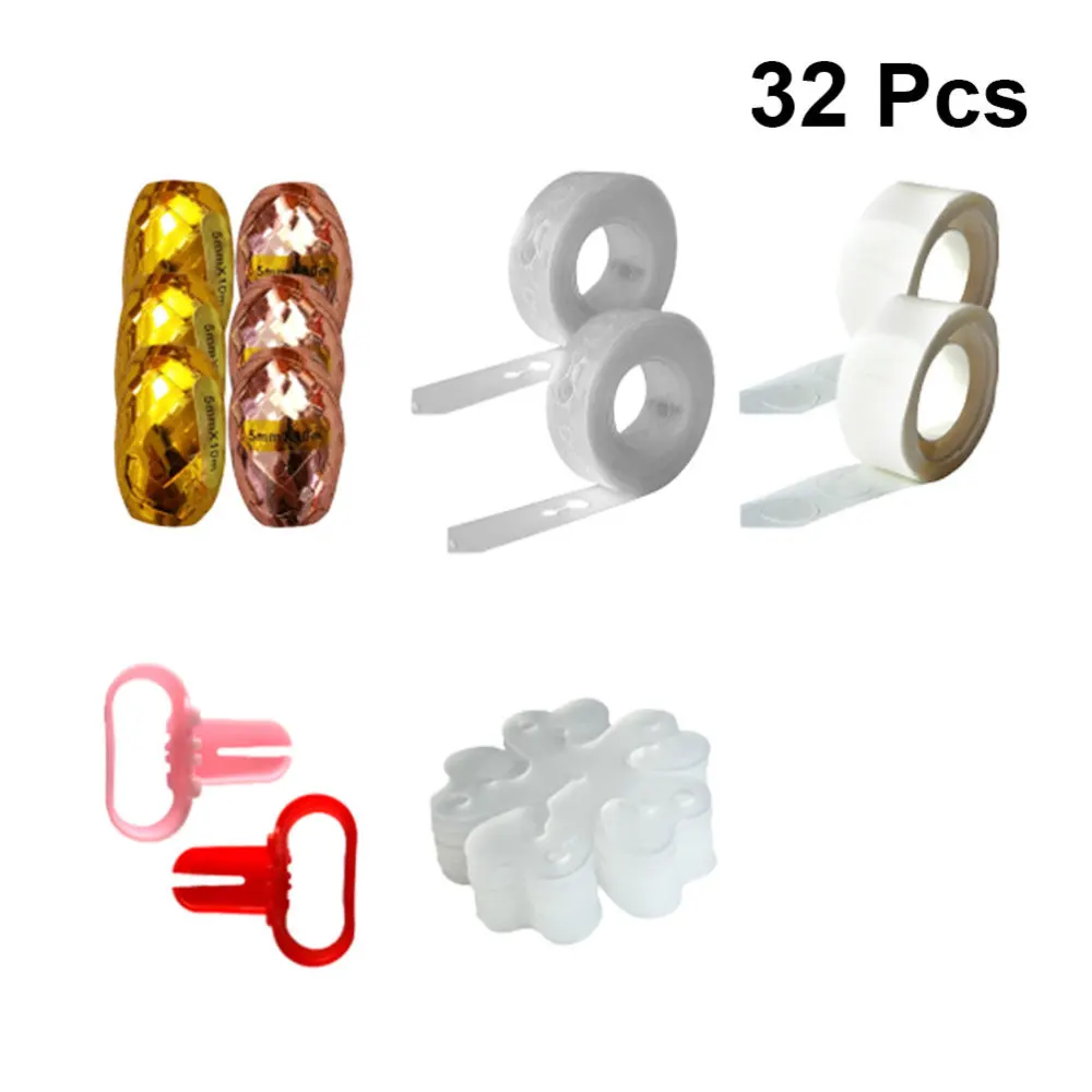 

32 Pcs Balloon Arch Decoration Accessory Set Balloon Arch Garland Kit with Accessories for Birthday Party Baby Shower and Event